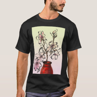 Magnolienzweig in Terrakotta T-Shirt