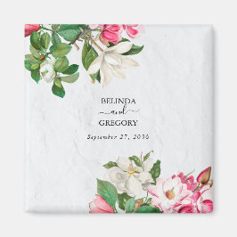 Magnolische Blume Gastgeschenk Hochzeit Magnet