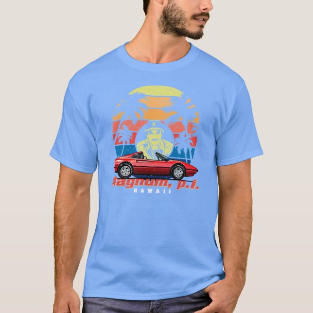 Magnum PI Retro T-Shirt (Vorderseite)