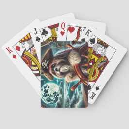 Magnum the Shih Tzu Pirate - Karten spielen Spielkarten