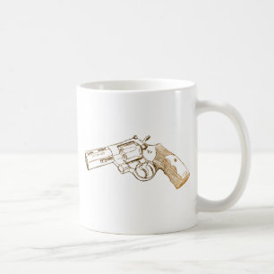 Magnumskizze der Colt-Pythonschlange 357 Tasse