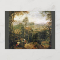 Magpie am Galgen von Pieter Bruegel