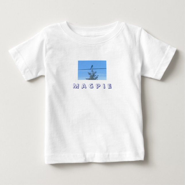 Magpie Baby Fine Jersey T - Shirt (Vorderseite)