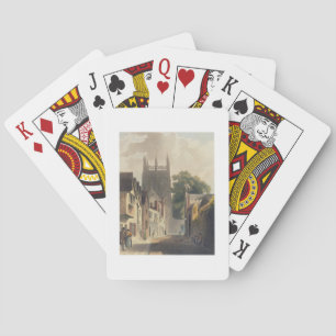 Magpie Lane, Oxford, Illustration aus dem "Histor" Spielkarten