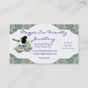 Magpie Öko Friendly Jewelry Business Card Visitenkarte