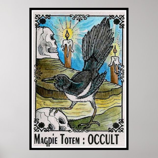 Magpie Totem OCCULT Poster (Vorne)