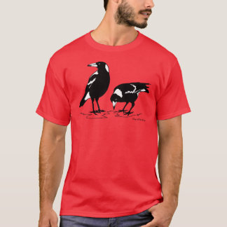 MAGPIES australische Grafik T-Shirt