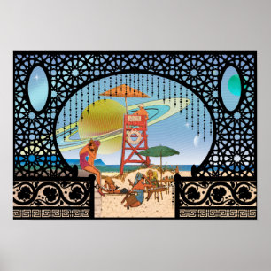 Magrathea aus Utopia Cytheria Bungalows Poster