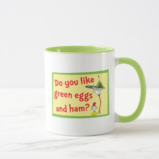 Magst du grüne Eier mit Schinken? Tasse (Rechts)