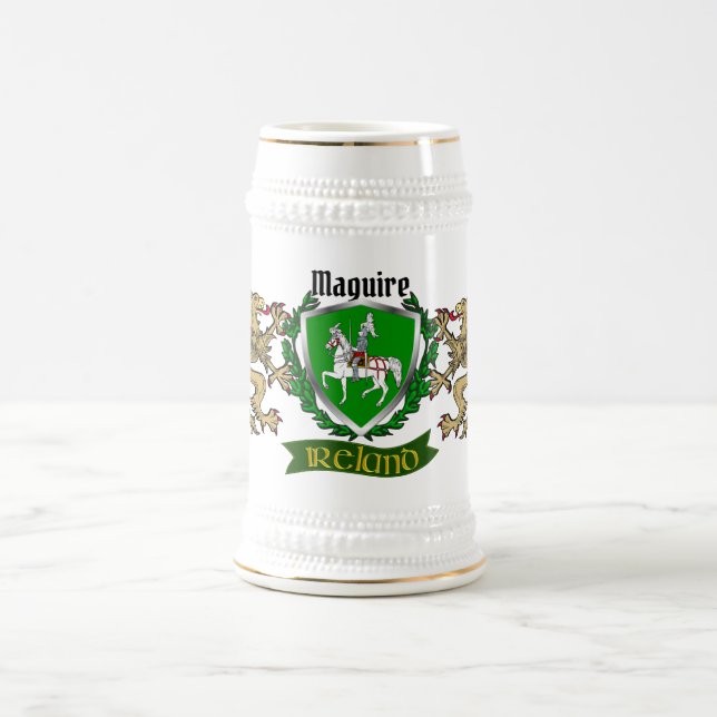 Maguire/McGuire Irish Shield Bierglas (Mittel)