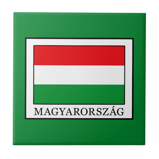 Magyarorszag Fliese (Vorderseite)