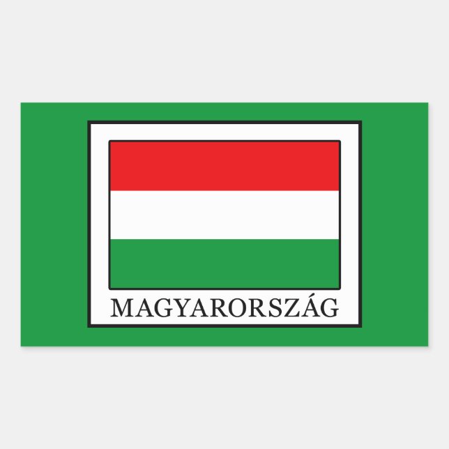Magyarorszag Rechteckiger Aufkleber (Vorderseite)