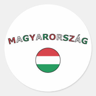 Magyarorszag Runder Aufkleber