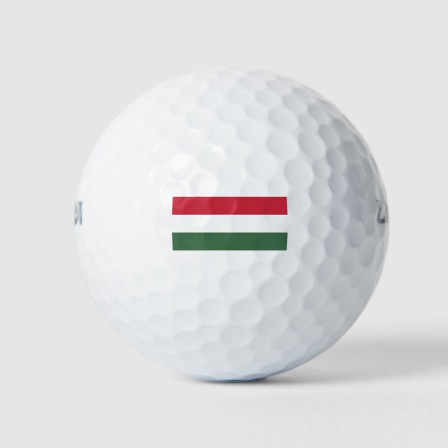 Magyarország - Ungarische Flagge Golfball (Vorderseite)