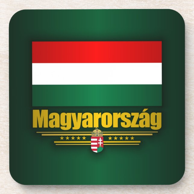 Magyorszag (Ungarn) Getränkeuntersetzer (Vorderseite)