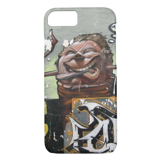 Mah coza, Graffiti, Spanien iPhone Case (Rückseite)