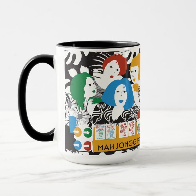 Mah Jong Friends Tasse (Links)