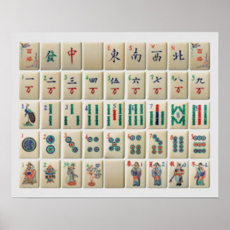 Mah-Jong-Set-Poster Poster