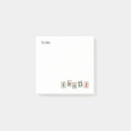 Mah Jongg 3x3 Inch Post It Post-it Klebezettel