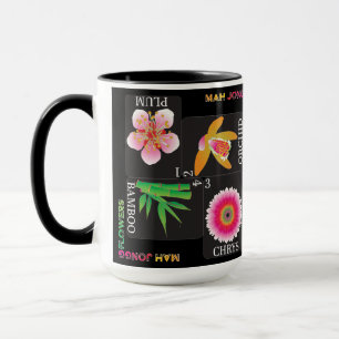 Mah Jongg 4 Blume Tasse
