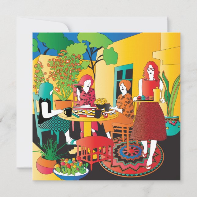 Mah Jongg Adobe Flat Card (Vorderseite)