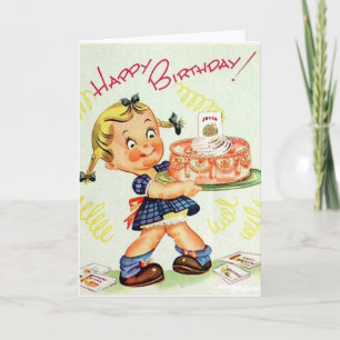 Mah Jongg Birthday Card Cake Karte