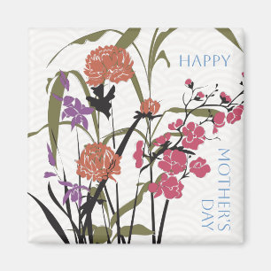 Mah Jongg Blume Mother's Magnet