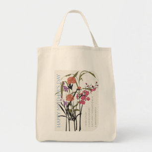 Mah Jongg Blume Mutter Tasche