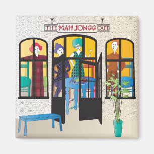 Mah Jongg Cafe Magnet