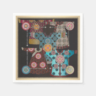 Mah Jongg Coat Serviette