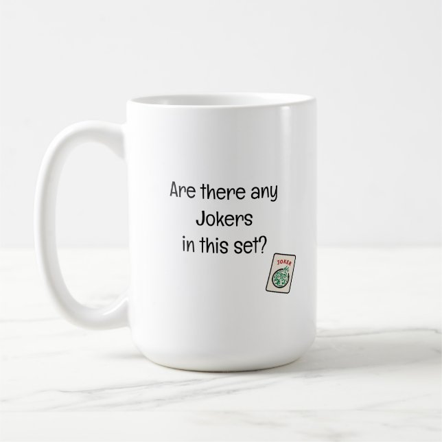 Mah Jongg Coffee Tasse, Mah Jongg Geschenk Kaffeetasse (Links)