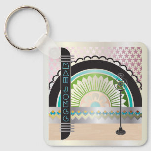 Mah Jongg Deko Schlüsselanhänger