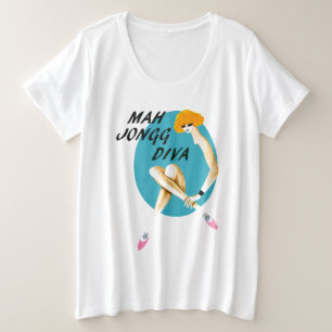 Mah Jongg Diva Plus Size Shirt