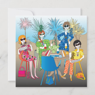 Mah Jongg-Drachen-Damen-Flat-Card