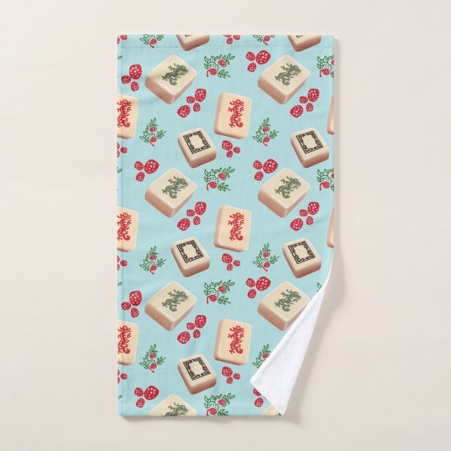 Mah Jongg Dragon Towel Handtuch (Handtuch)