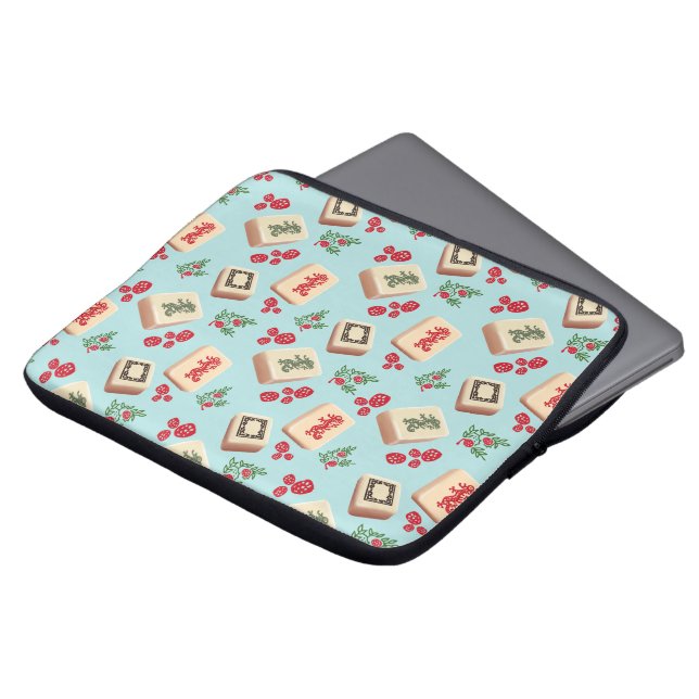 Mah Jongg Dragons Laptop Case (Vorne Oben)