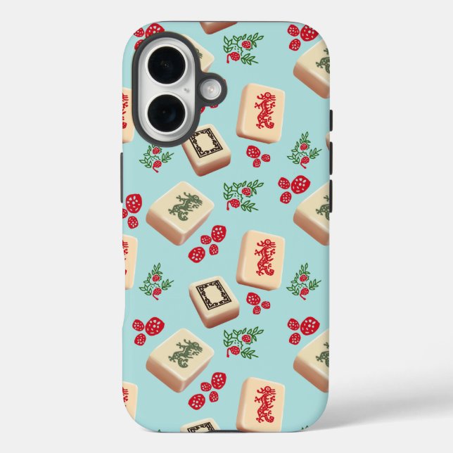 Mah Jongg Dragons TelefonCase Case-Mate iPhone Hülle (Rückseite)