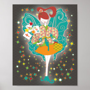 Mah Jongg Fairy Poster