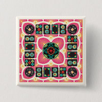 Mah Jongg Fan 2025 Button