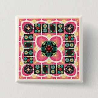 Mah Jongg Fan 2025 Button