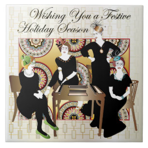 Mah Jongg Festive Fliese