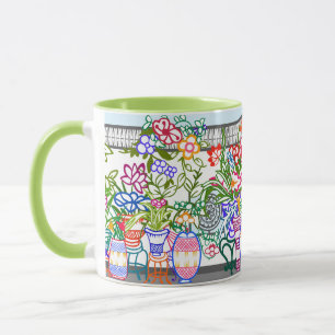 Mah Jongg Flower Garden Tasse