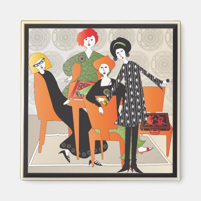 Mah Jongg Game Magnet (Vorne)