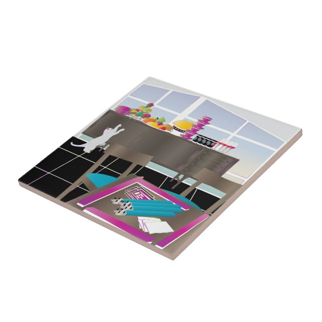 Mah Jongg Game Night Tile Fliese (Seite)