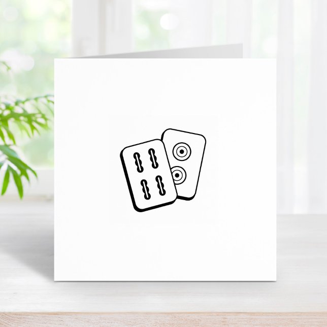 Mah-Jongg Game Tiles 1x1 Gummistempel (Von Creator hochgeladen)