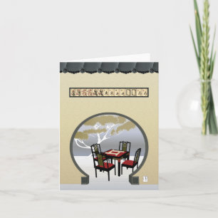 Mah Jongg Garden Card Karte