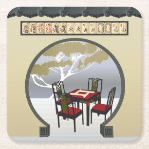 Mah Jongg Garden Untersetzer