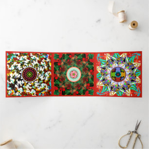 Mah Jongg Greetings Dreifach Gefaltete Karte