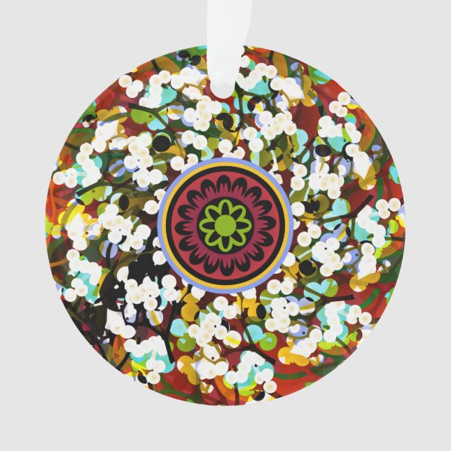 Mah Jongg Greetings Ornament (Vorderseite)