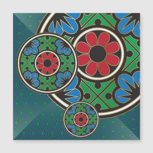 Mah Jongg Holiday Magnet Card